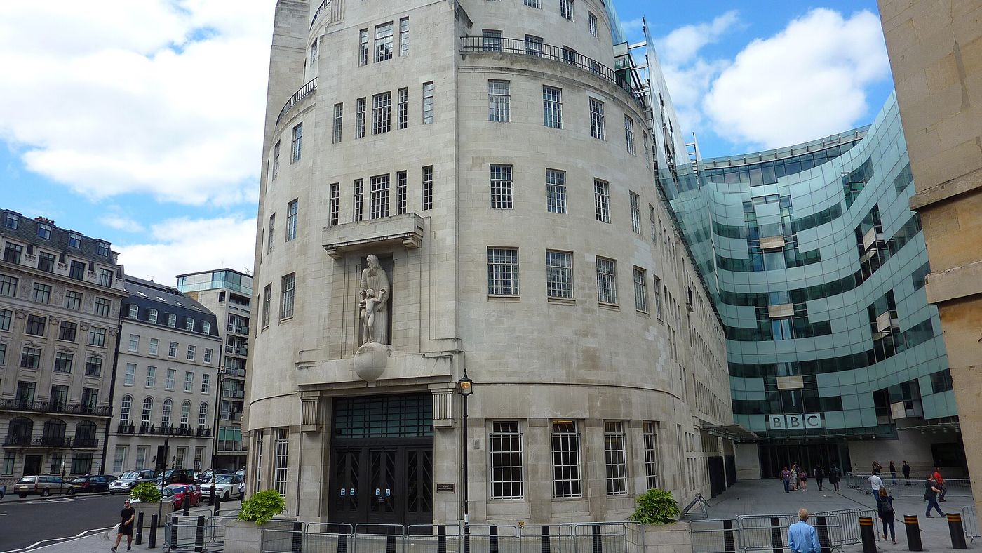 Broadcasting House in central London.