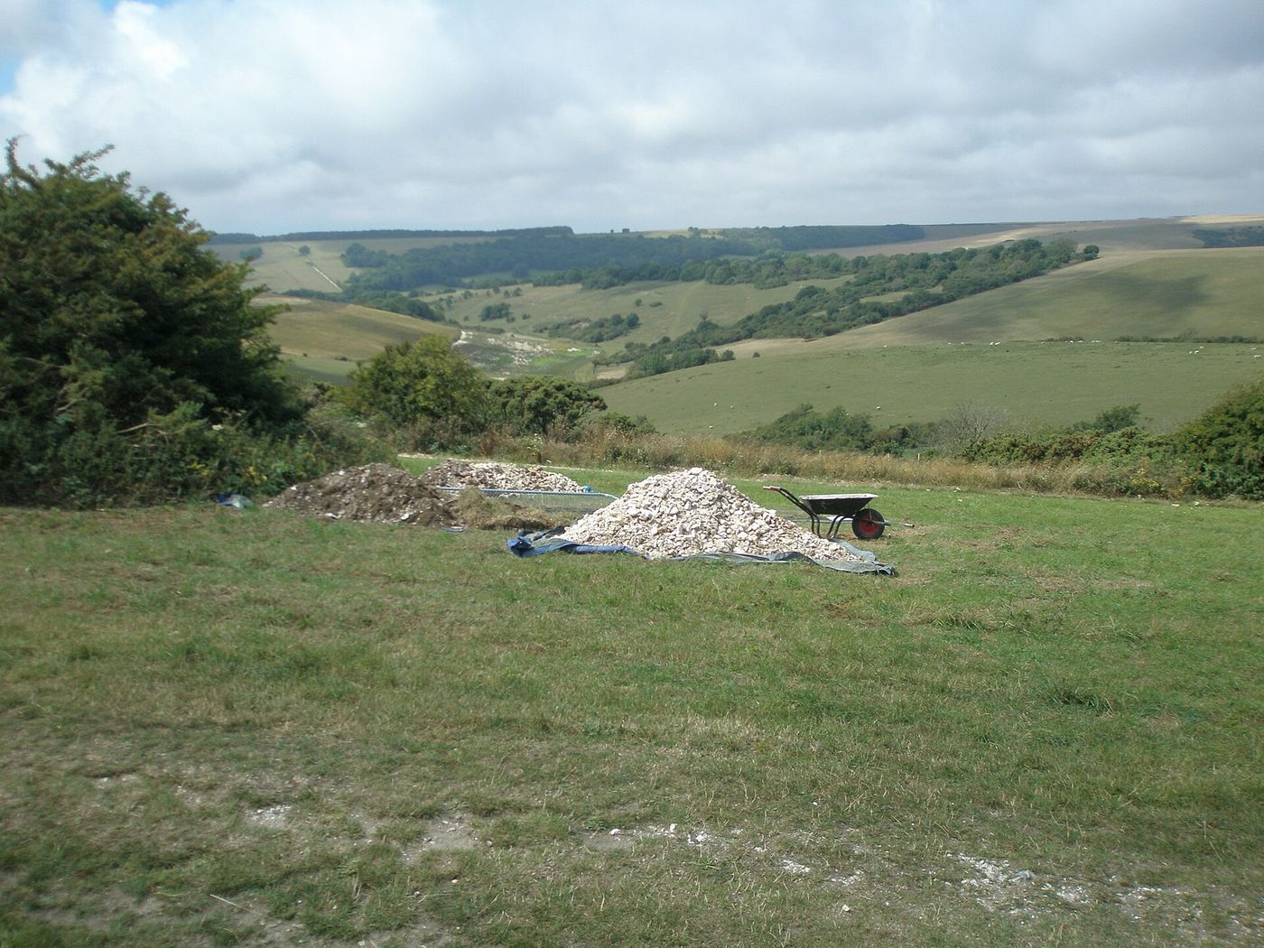 The site, on a chalk ridge near Horncastle, was identified during routine survey work ahead of a bypass scheme.