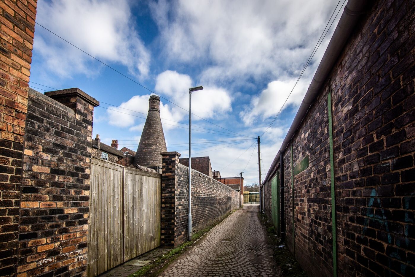 A bottle kiln in Burslem, the oldest of Stoke-on-Trent’s six towns. Fewer than 50 survive of the 2,000 that once stood in the city.