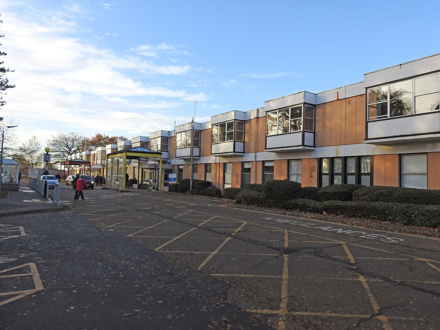 The Queen Elizabeth hospital in King’s Lynn, built in 1980 from reinforced autoclaved aerated concrete that was given a 30-year life.
