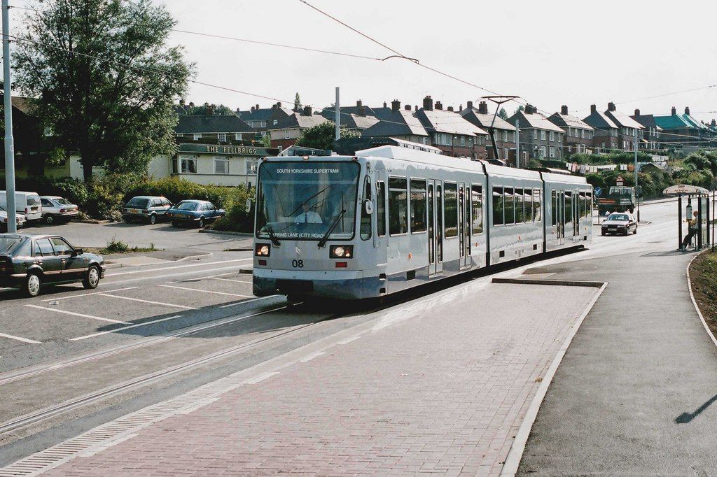 A Supertram in Sheffield city centre. The original fleet of 25 trams has run for 32 years, well beyond its design life.