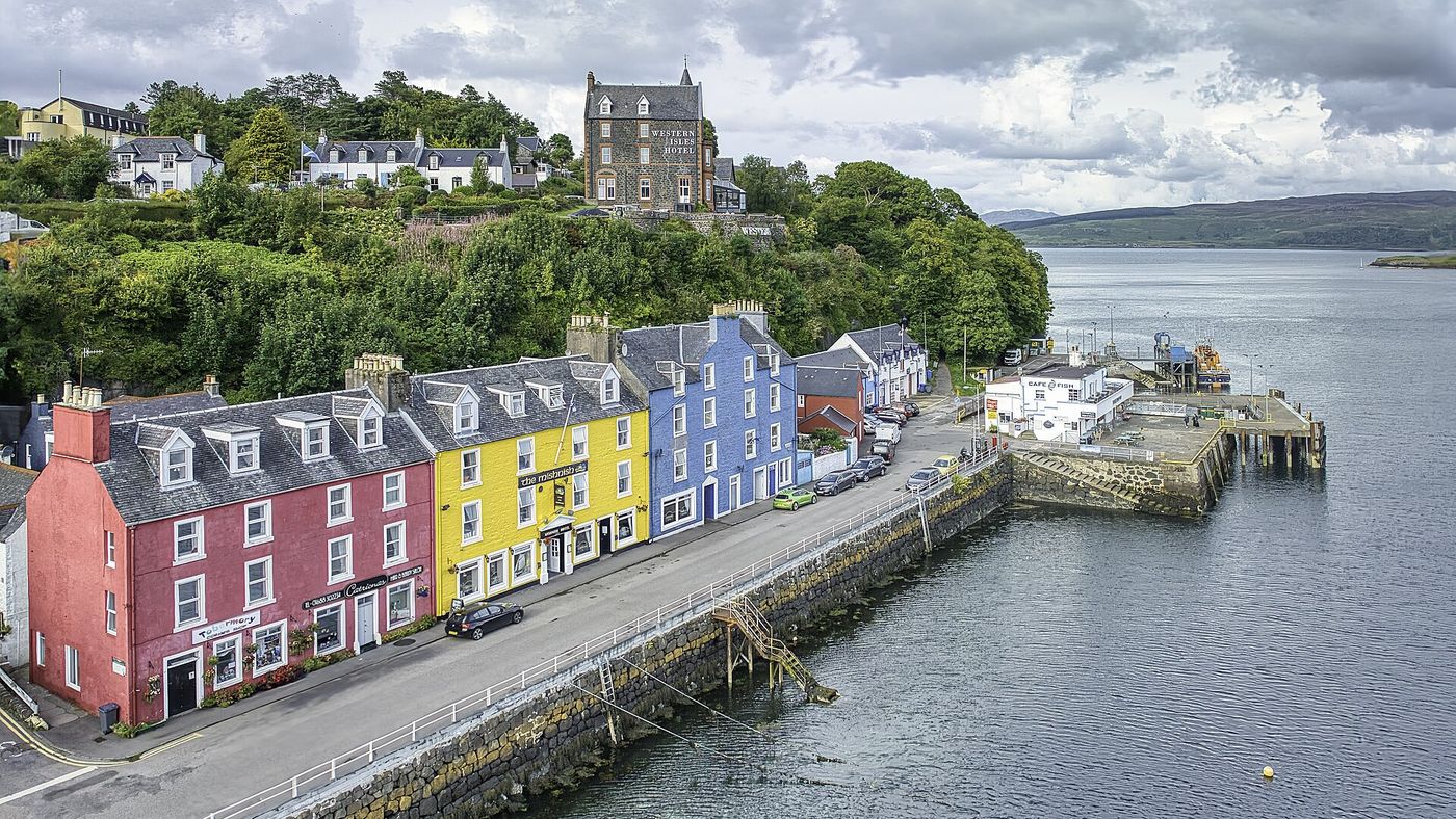 Tobermory on the Isle of Mull, where the community trust has built the island’s first new affordable homes since 2009.