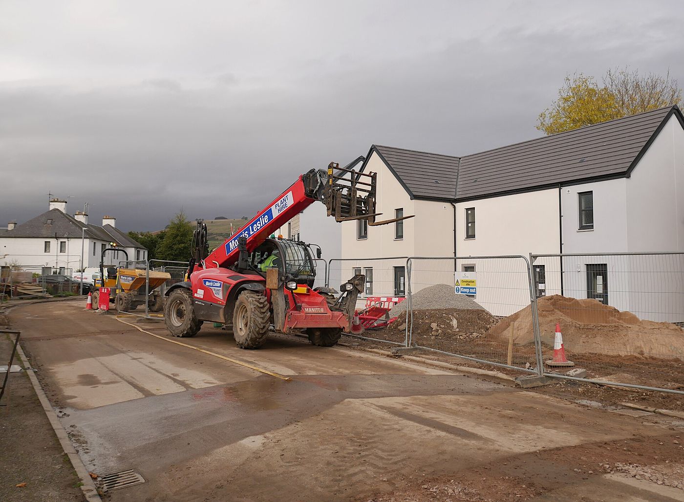 New council homes under construction. Leeds, Birmingham and Southwark completed the most last year.