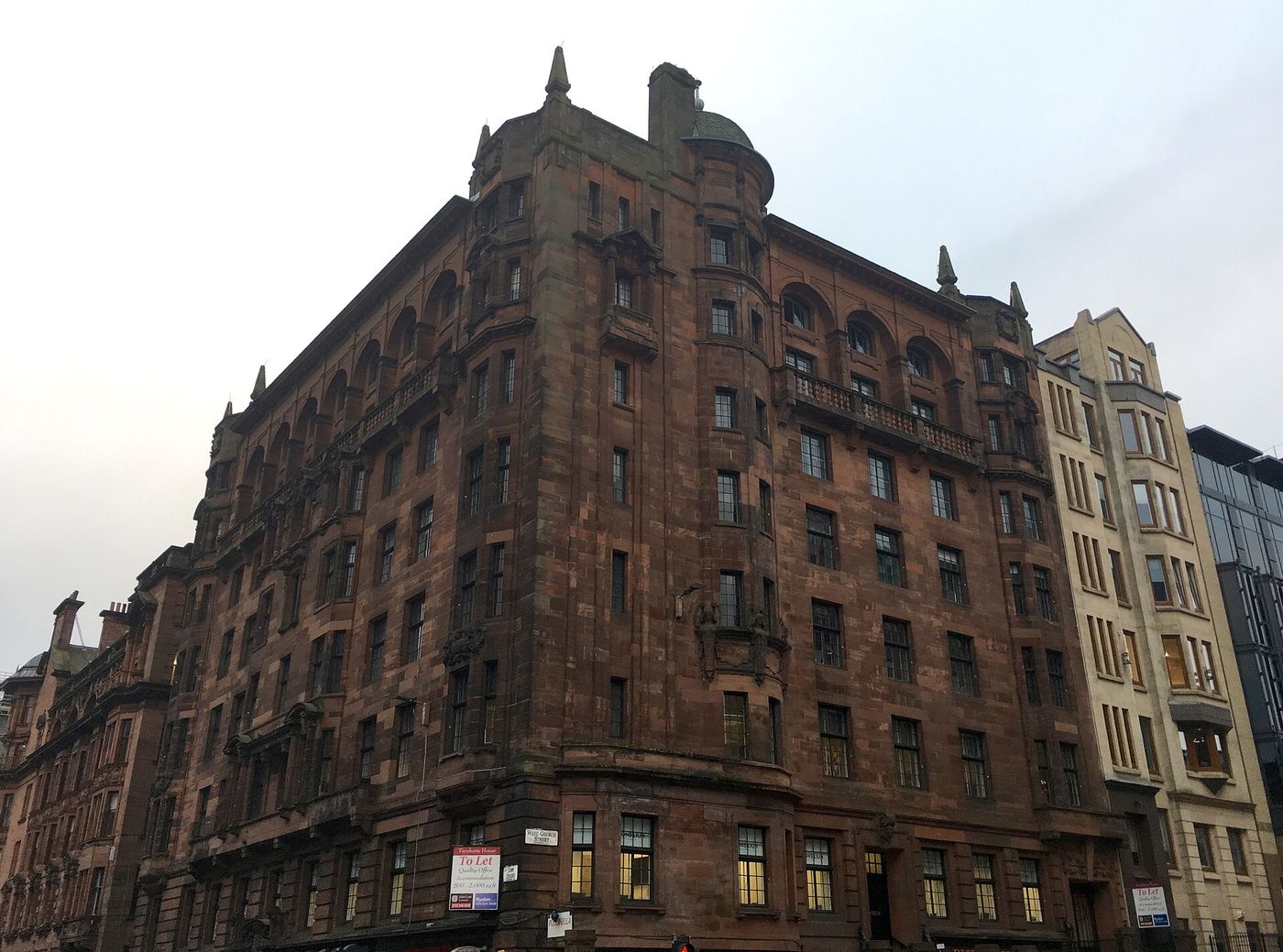 Traffic on Glasgow’s Hope Street, one of the roads inside the low emission zone.