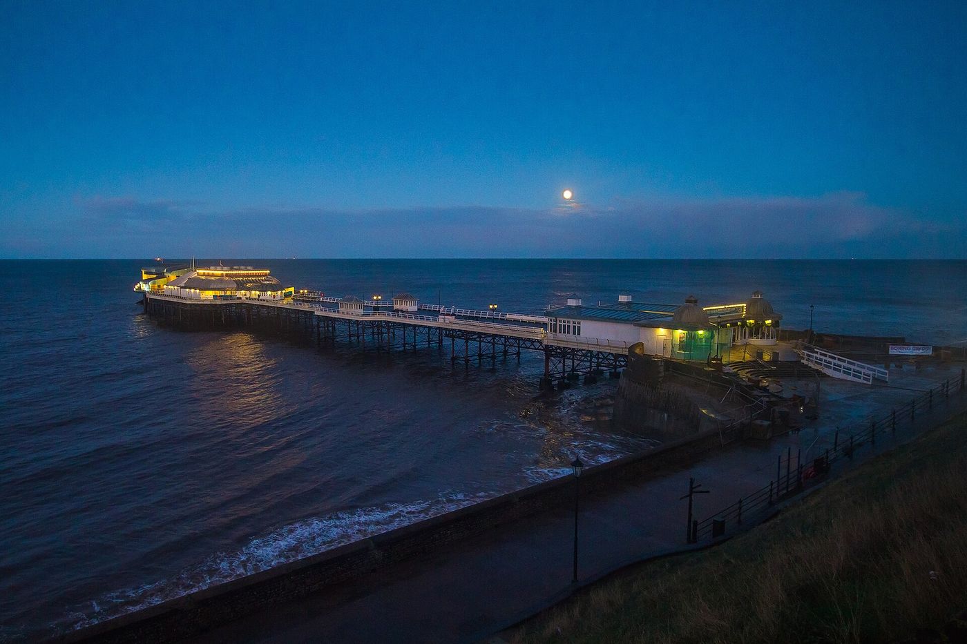 The North Sea at Cromer, Norfolk. Sea surface temperatures off East Anglia hit 20.6C in June.