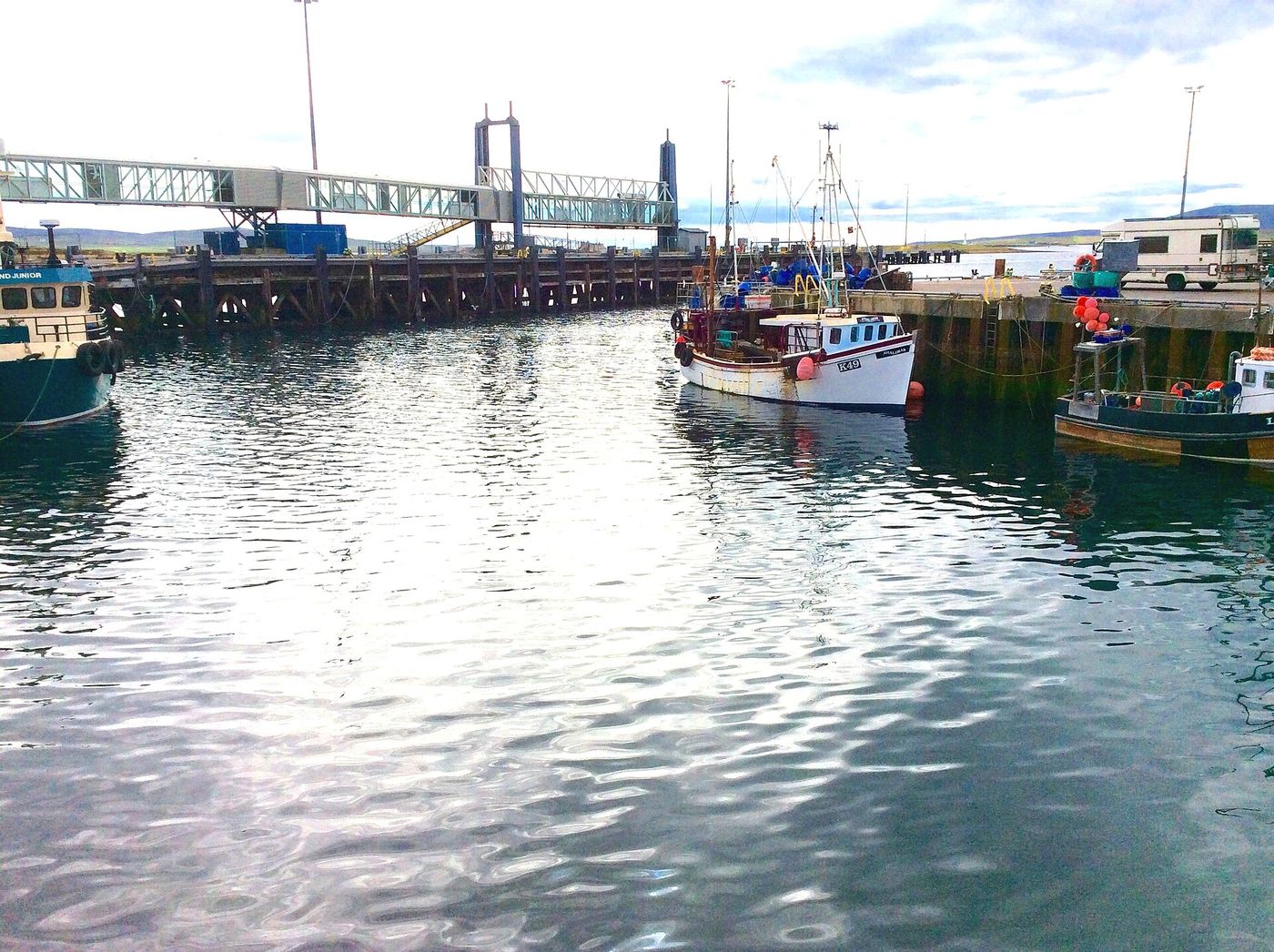 Stromness harbour in Orkney, where many of the study participants were recruited.