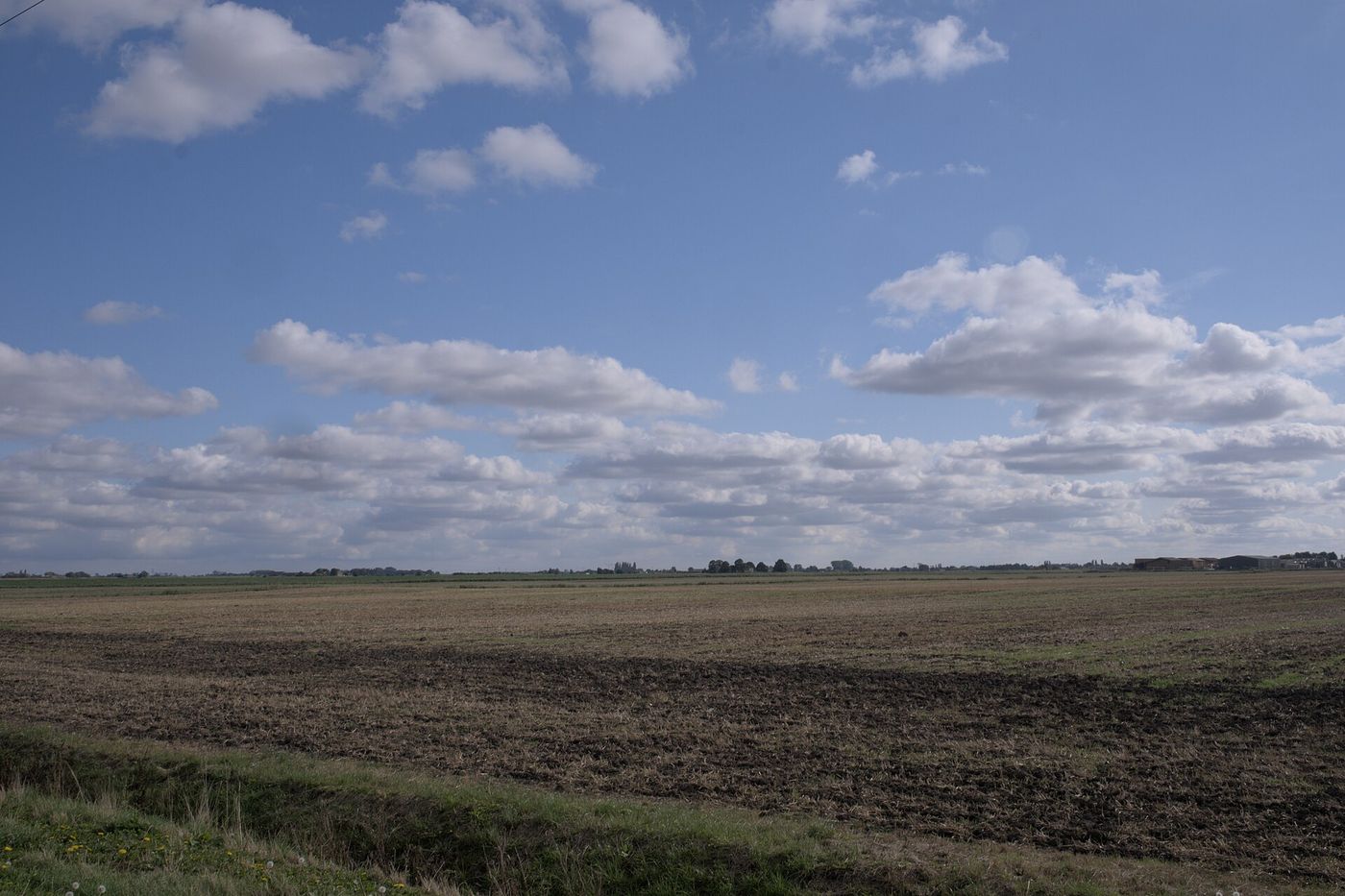 A drainage channel in the Lincolnshire fens; Low Country was recorded in a converted pumping station near Spalding.