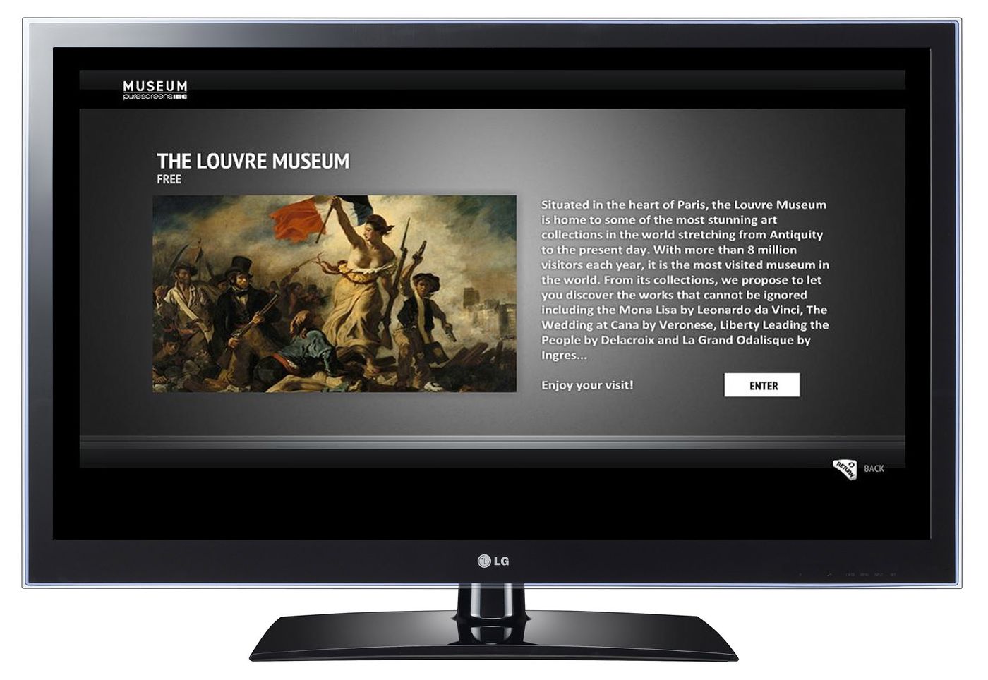 A smart television in a living room; Ofcom says the home screen is “the new electronic programme guide”.