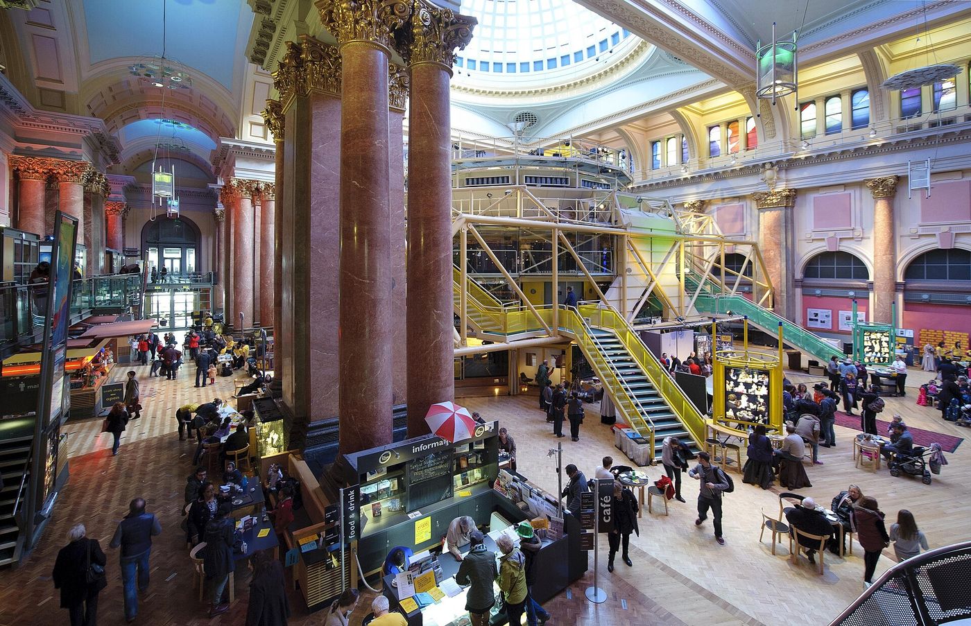 The Royal Exchange theatre in Manchester, where Salt and Iron runs in the round until November.