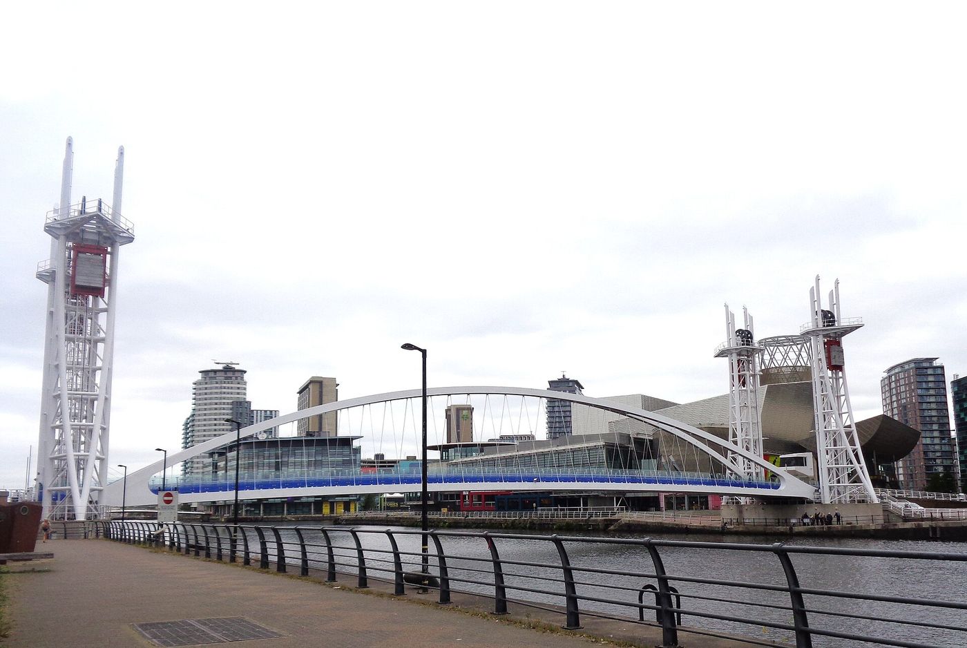 Salford Quays; the new hub will occupy two floors of a building on the waterfront.