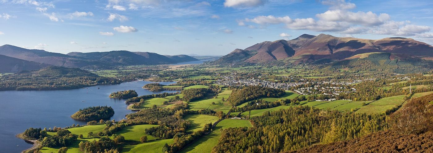 A stone inn in a Lake District valley.